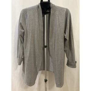 Grace Gray Open Cardigan Women's size XL
